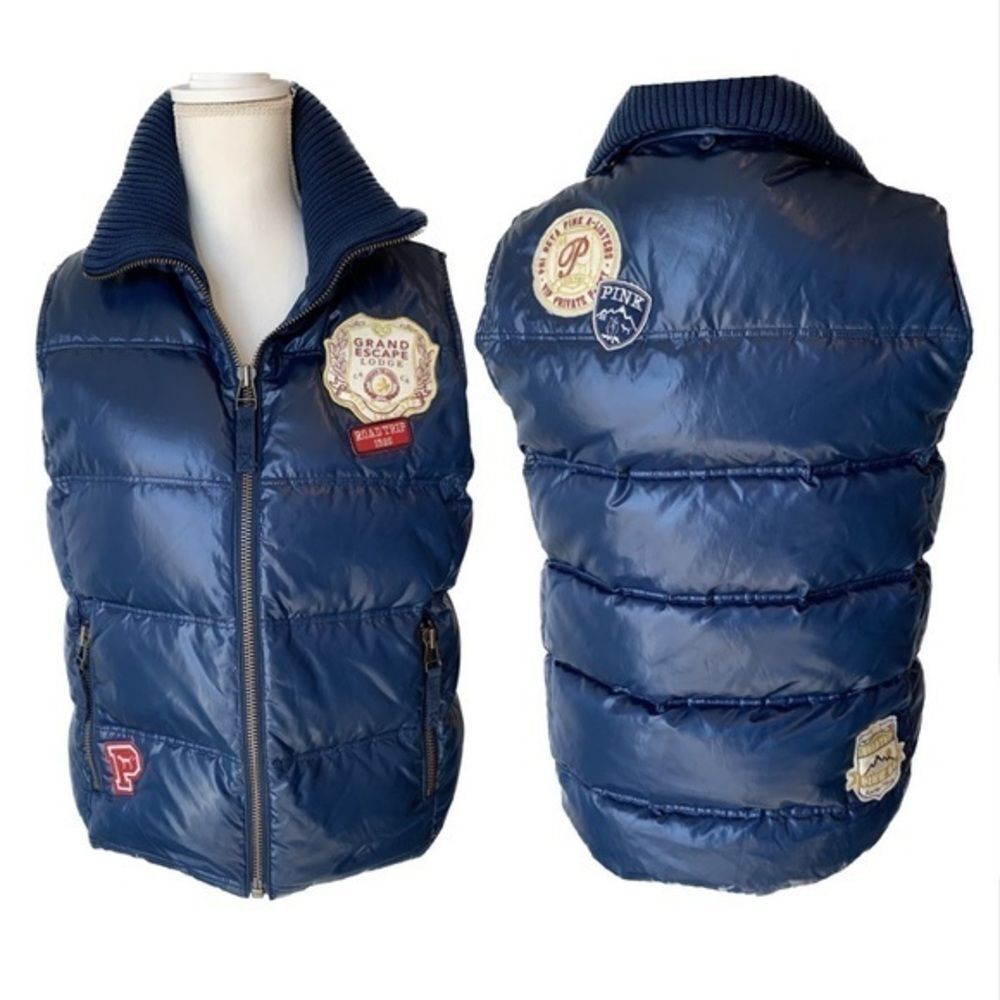 Pink Phi Beta A-Listers Down Filled Patchwork Vest